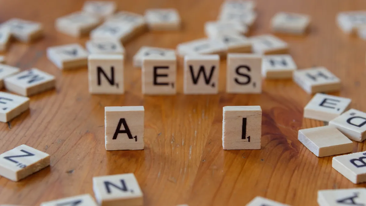 How to create affiliate comparison articles without making false claims — AI News Concept with Scrabble Letters